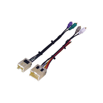 American International® - Aftermarket Radio Wiring Harness with OEM Plug, Amplifier Integration and RCA