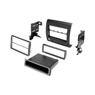 American International® - Double DIN Black Stereo Dash Kit with Storage Pocket