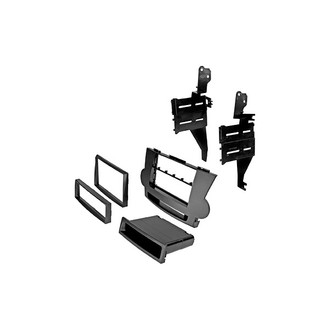 American International® - Double DIN Black Stereo Dash Kit with Storage Pocket