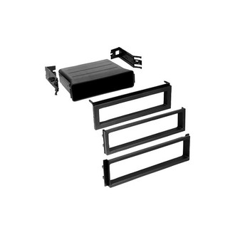 American International® - Single DIN Black Stereo Dash Kit