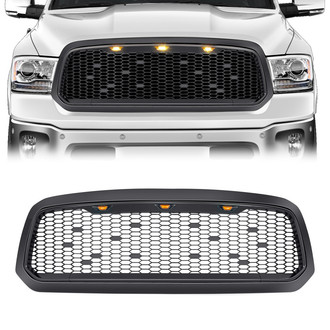American Modified® - 1-Pc Matte Black Main Grille