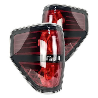 American Modified® - Driver and Passenger Side Black/Red LED Tail Lights
