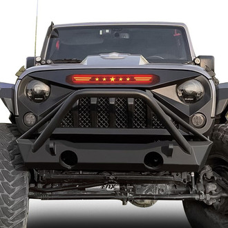 American Modified® - 1-Pc Gladiator Style Matte Black Main Grille