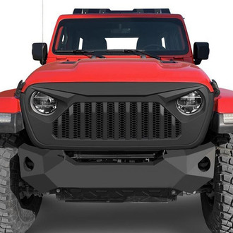 American Modified® - 1-Pc Vader Style Matte Black Main Grille