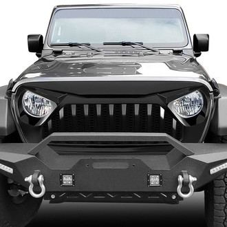 American Modified® - 1-Pc Vader Style Glossy Black Main Grille