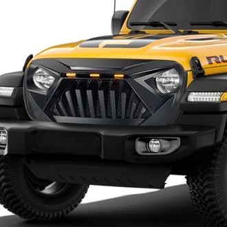 American Modified® - 1-Pc Goliath Style Matte Black Main Grille