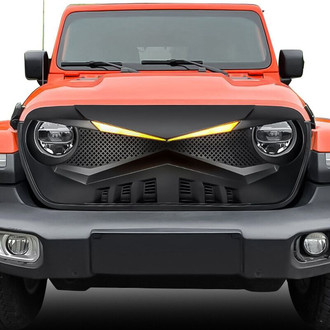 American Modified® - 1-Pc Hawke Style Matte Black Main Grille