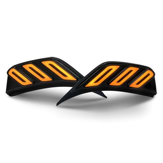 American Modified® - Sequential Driver and Passenger Side Black Smoke LED Side Marker Lights