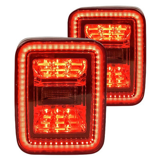 American Modified® - Driver and Passenger Side Black/Smoke LED Tail Lights