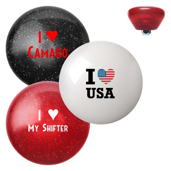 American Shifter® - Retro Series "I Heart." Custom Shift Knob