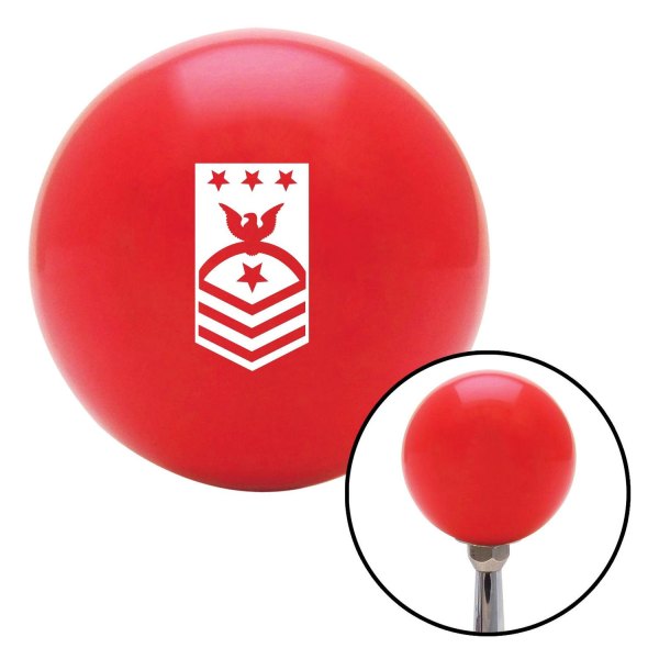 American Shifter® - Billiard Cue Ball Series Red Custom Shift Knob (M16 x 1.5 Insert)