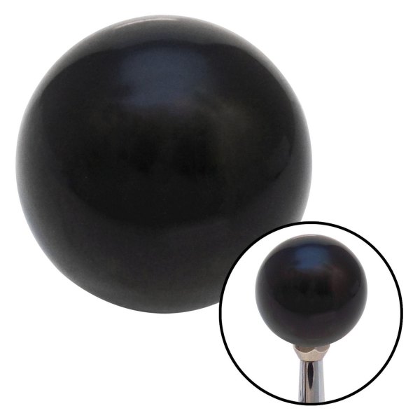 American Shifter® - Billiard Cue Ball Series Black Custom Shift Knob (1/2-13 Insert)