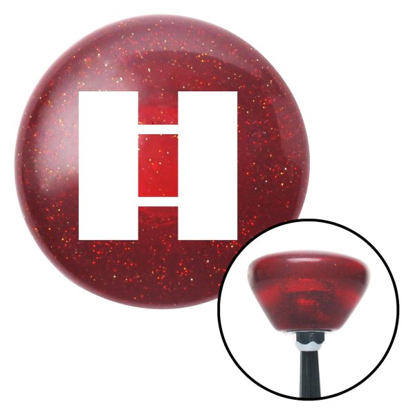 American Shifter® - Retro Series Translucent Red with Metal Flakes Custom Shift Knob (M16 x 1.5 Insert)