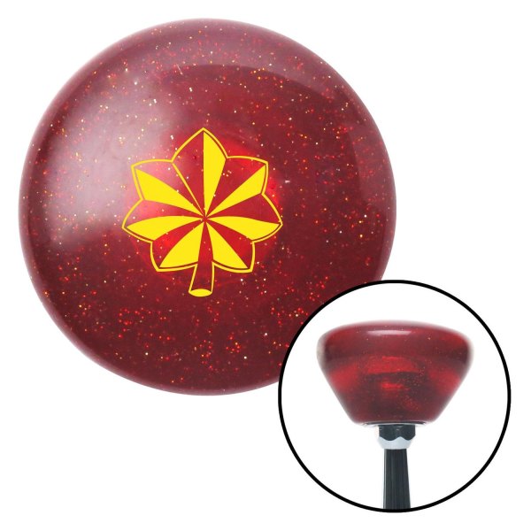 American Shifter® - Retro Series Translucent Red with Metal Flakes Custom Shift Knob (M16 x 1.5 Insert)