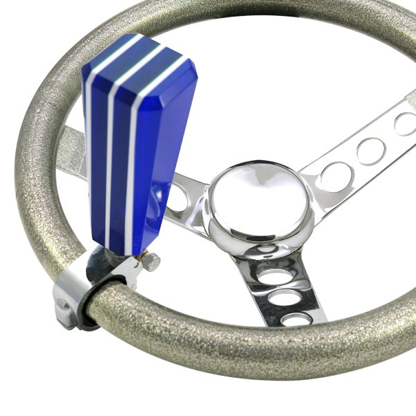 American Shifter® - Blue Stripe Stix Custom Adjustable Suicide Brody Knob