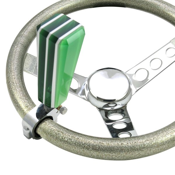 American Shifter® - Green Stripe Stix Adjustable Suicide Brody Knob