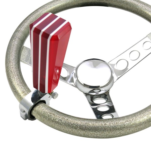 American Shifter® - Red Stripe Stix Adjustable Suicide Brody Knob