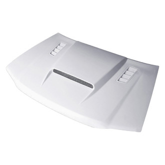 Amerihood® - SMS Style Functional Ram Air Fiberglass Hood (Unpainted)