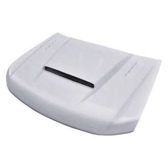 Amerihood® - SMS Style Functional Heat Extractor Ram Air Fiberglass Hood (Unpainted)