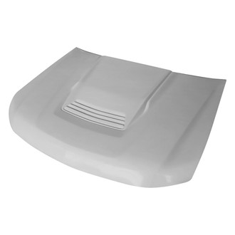 Amerihood® - ZR2 Style Functional Heat Extractor Fiberglass Hood (Unpainted)