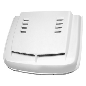 Amerihood® - E Style Functional Ram Air Fiberglass Hood (Unpainted)