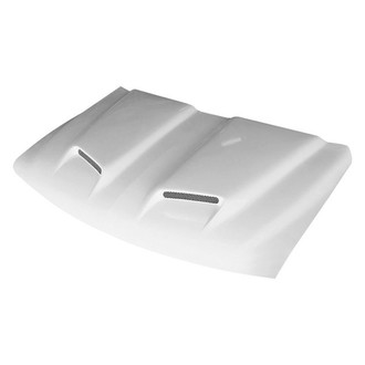 Amerihood® - S Style Functional Ram Air Fiberglass Hood (Unpainted)