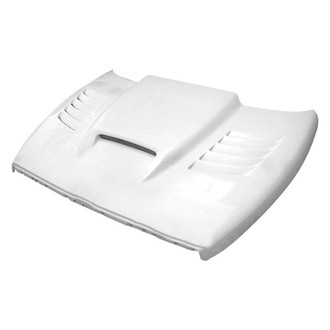 Amerihood® - SSK Style Functional Heat Extraction Ram Air Fiberglass Hood (Unpainted)