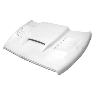 Amerihood® - SSK Style Functional Heat Extraction Ram Air Fiberglass Hood (Unpainted)