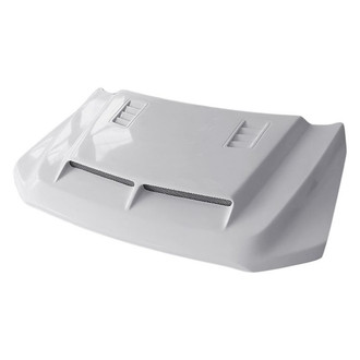 Amerihood® - Type E Style Functional Ram Air Fiberglass Hood (Unpainted)