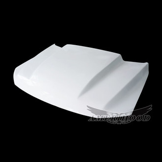 Amerihood® - CWL Style Functional Heat Extraction Fiberglass Hood (Unpainted)