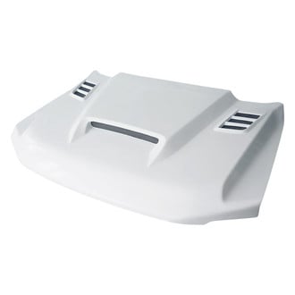 Amerihood® - SSK Style Functional Heat Extractor Ram Air Fiberglass Hood (Unpainted)