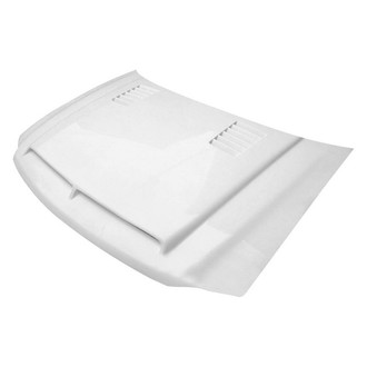 Amerihood® - E Style Version 1 Functional Ram Air Cooling Fiberglass Hood (Unpainted)