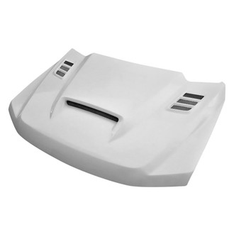 Amerihood® - SSK Style Functional Heat Extractor Ram Air Fiberglass Hood (Unpainted)