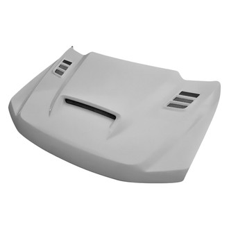 Amerihood® - SSK Style Functional Heat Extractor Ram Air Fiberglass Hood (Unpainted)