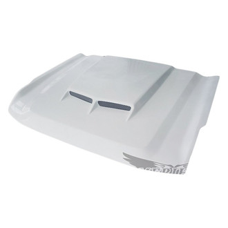 Amerihood® - Type-C Style Functional Extraction Ram Air Fiberglass Hood (Unpainted)