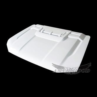 Amerihood® - RPT Style Functional Heat Extraction Fiberglass Hood (Unpainted)