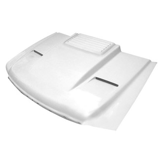 Amerihood® - 2 Style Functional Ram Air Fiberglass Hood (Unpainted)