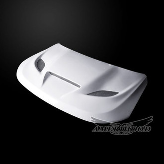 Amerihood® - CAT Style Functional Ram Air Fiberglass Hood (Unpainted)
