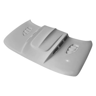 Amerihood® - AGG Style Functional Heat Extraction Fiberglass Hood (Unpainted)