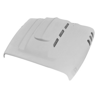 Amerihood® - AGG Style Functional Heat Extractor Fiberglass Hood (Unpainted)