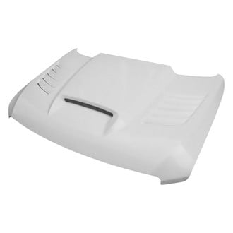 Amerihood® - SSK Style Functional Heat Extractor Ram Air Fiberglass Hood (Unpainted)