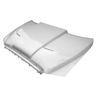 Amerihood® - S Style Functional Ram Air Fiberglass Hood (Unpainted)