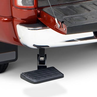 AMP Research® - BedStep™ Retractable Flip Down Bumper Step