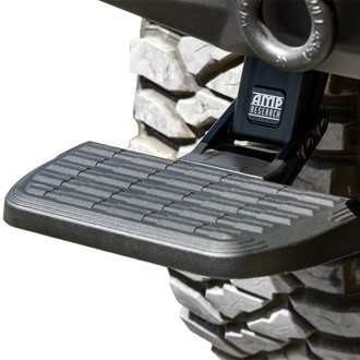 AMP Research® - BedStep™ Retractable Flip Down Bumper Step