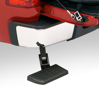 AMP Research® - BedStep™ Retractable Flip Down Bumper Step