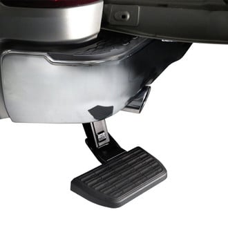 AMP Research® - BedStep™ Retractable Flip Down Bumper Step