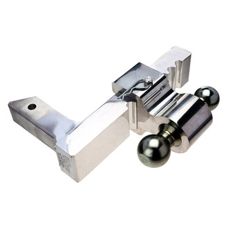 Andersen® - Class 3 Rapid Hitch Adjustable 4" to 10" Drop / 9" Rise Aluminum Dual Ball Mount for 2" Receivers