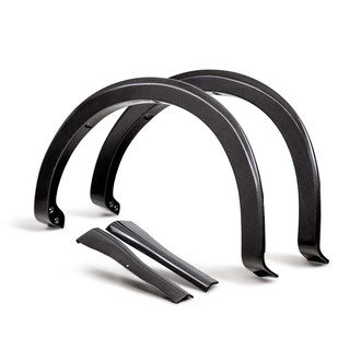 Anderson Composites® - AO Style Carbon Fiber Rear Fender Flares
