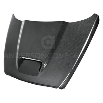Anderson Composites® - OE-Style Gloss Carbon Fiber Hood