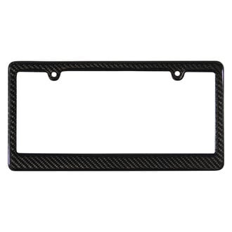 Anderson Composites® - 2 Holes Black License Plate Frame